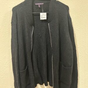 Olivia Sky Nordstrom Black zip up sweater